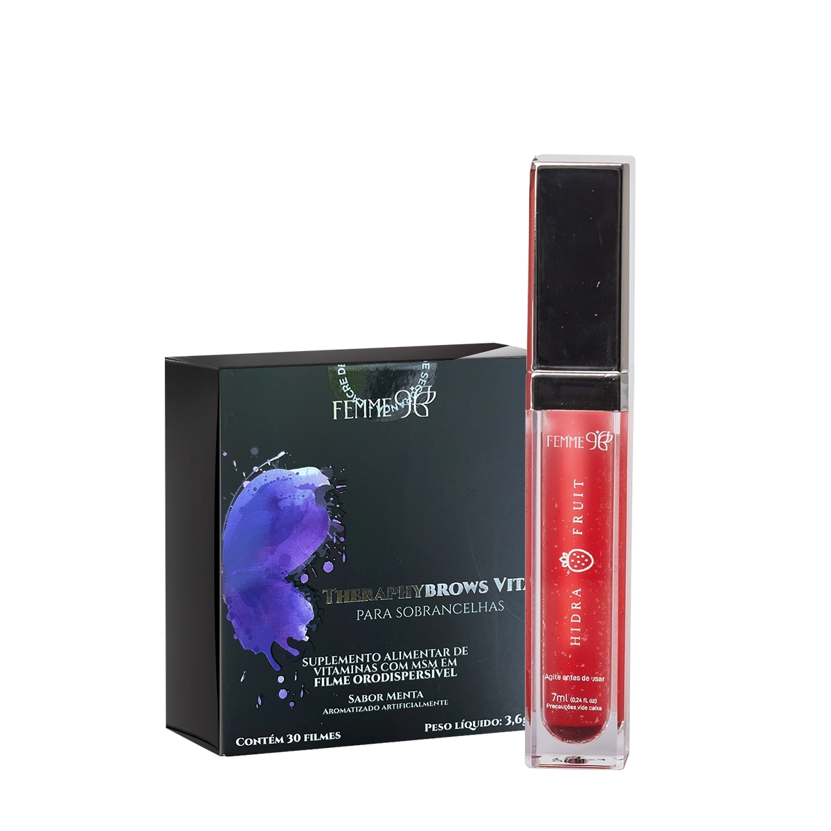 Produto Kit_Femme9_Hidra_Fruit_Morango_Theraphybrows_Vita_Evas_1