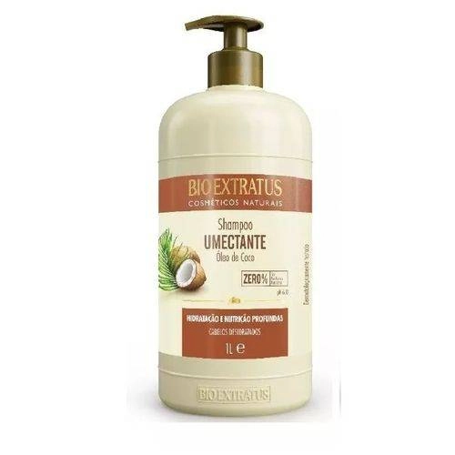 Shampoo Umectante Óleo De Coco Bio Extratus 1Lt