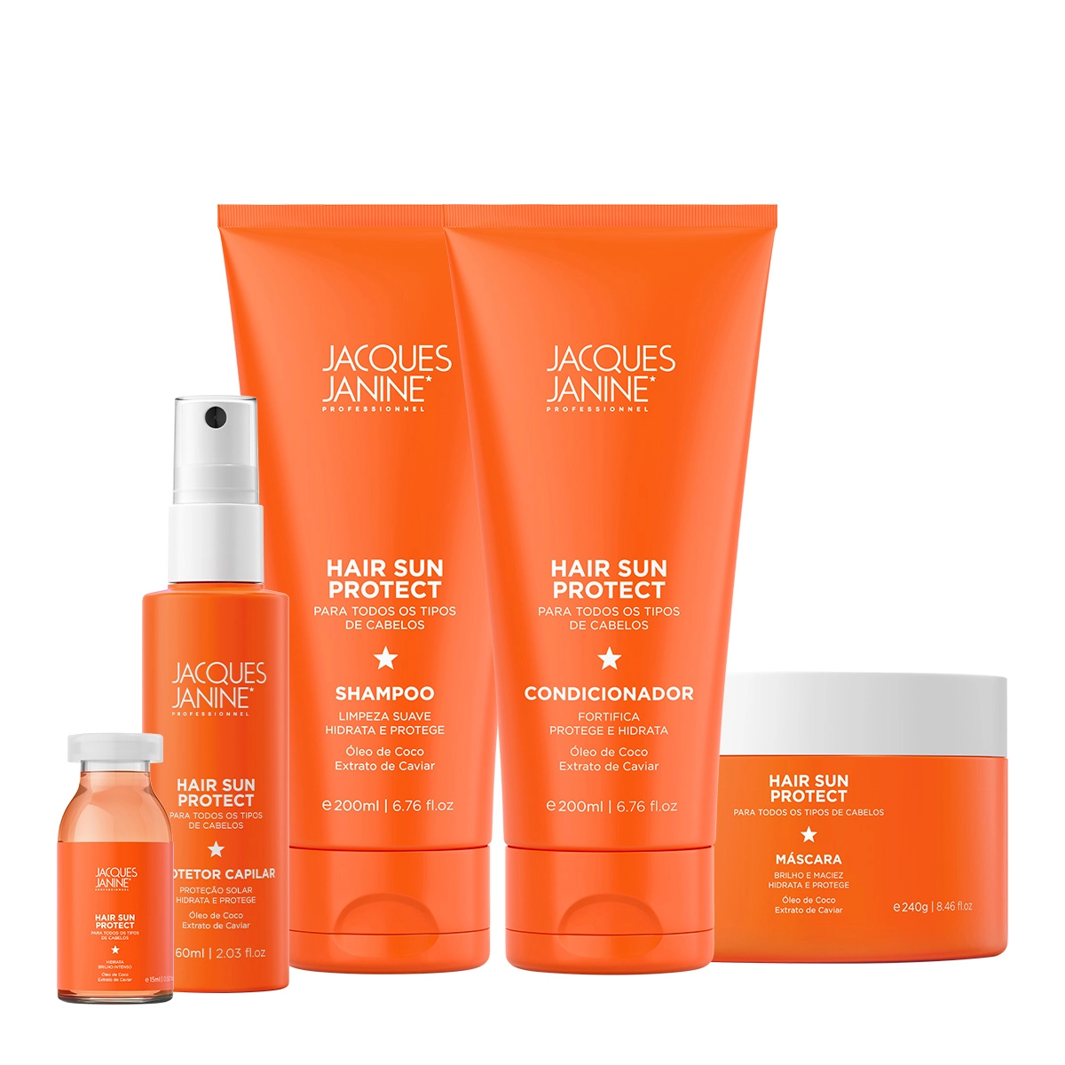 Produto Kit_Jacques_Janine_Hair_Sun_Protect_Shampoo_Condicionador_Mascara_Ampola_e_Spray_Capilar_Evas_1