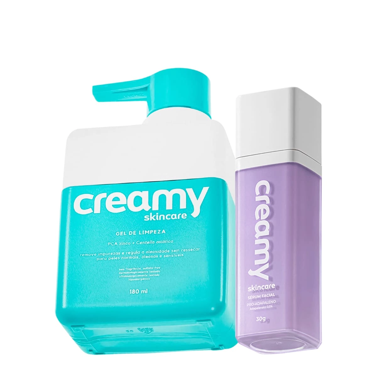 Produto Kit_Creamy_Skincare_Pro_Adapaleno_Serum_Gel_de_Limpeza_Evas_1