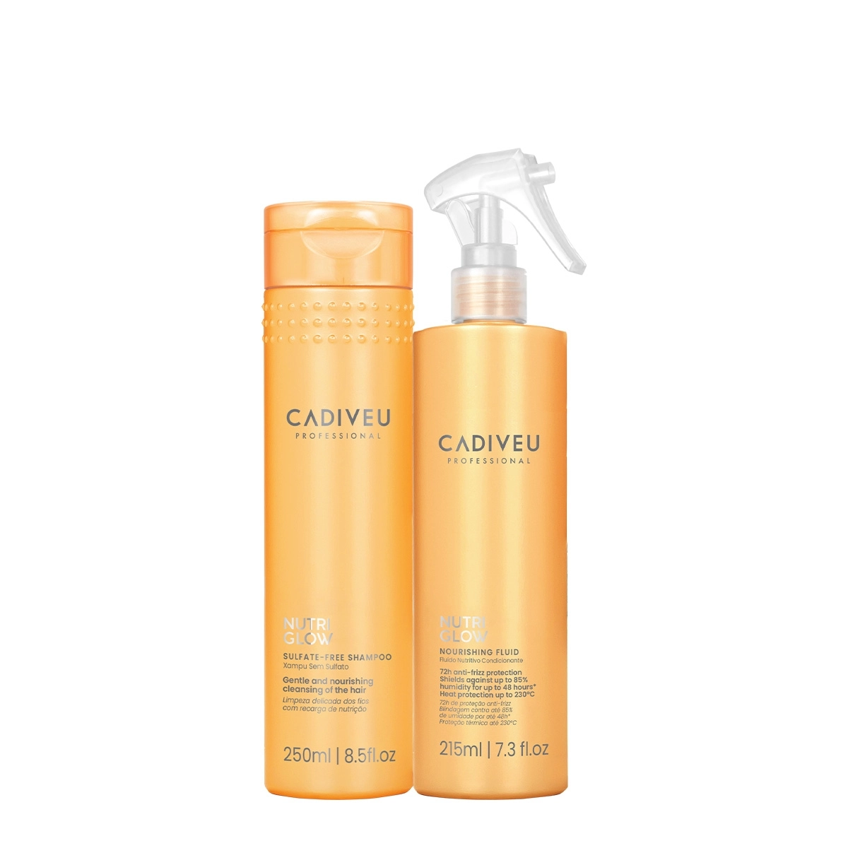 Kit Cadiveu Nutri Glow Shampoo E Fluído (2 Produtos)
