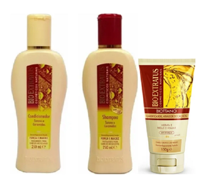Bio Extratus Tutano Trio (Shampoo+Cond 250g+Ativador Cachos 150g)