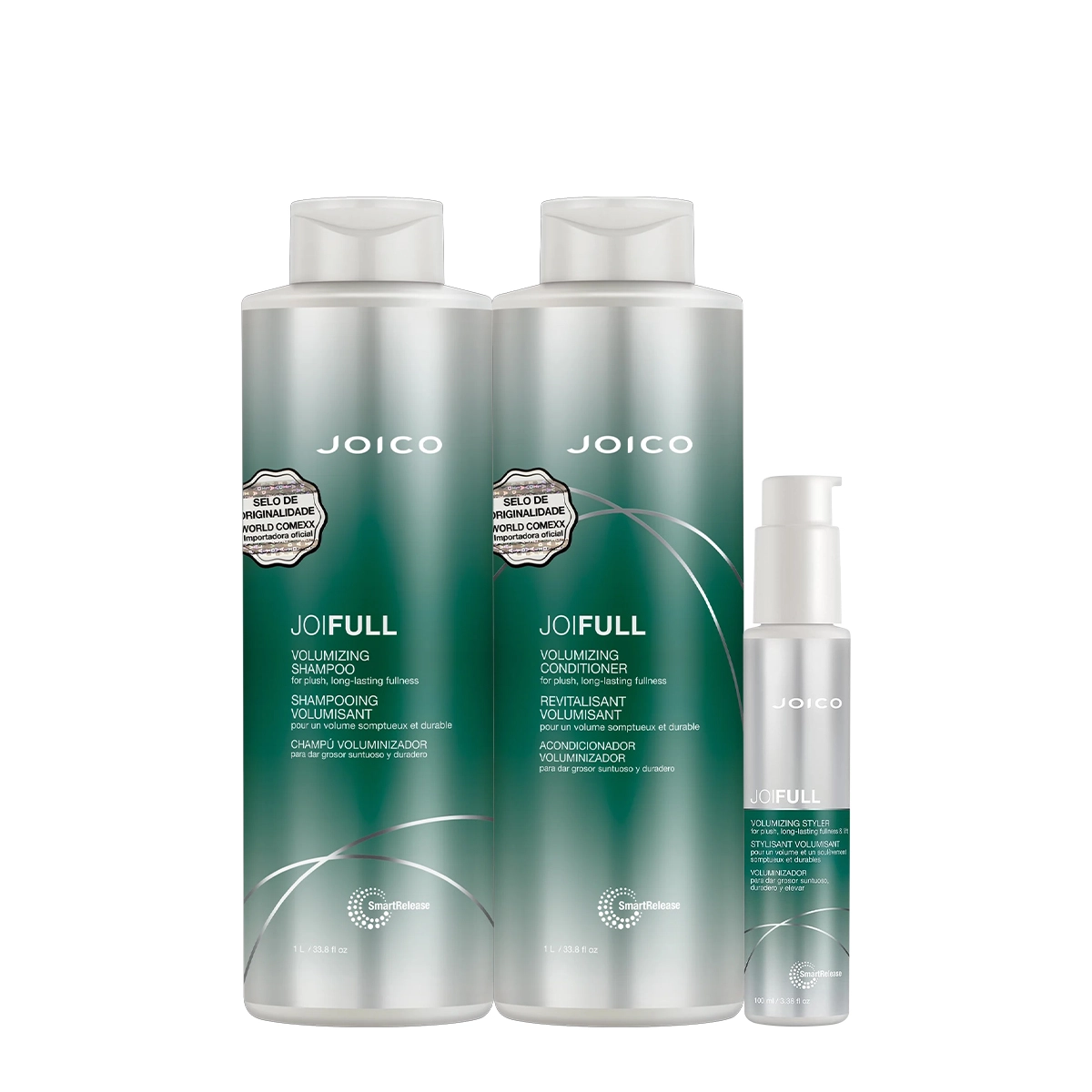 Kit Joico Joifull Volumizing Smart Release Salon Leave-in (3 Produtos)