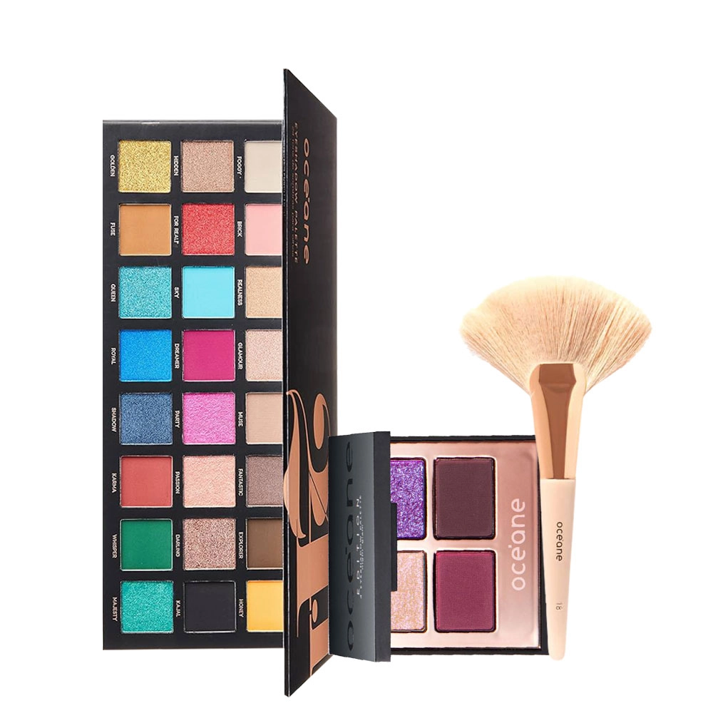 Produto Kit_Oceane_Eyeshadow_Palette_24-1_Glam_Pincel_Evas_1