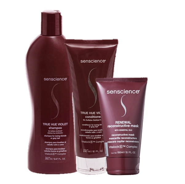 Senscience True Hue Violet Duo Home Care E Renewal Mask 150ml