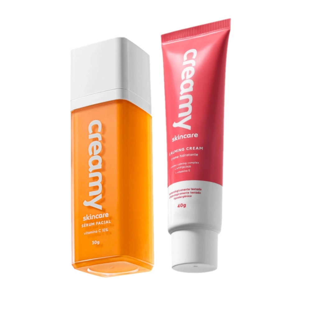 Kit Creamy Skincare Vitamina C Hidratante Facial (2 Produtos)