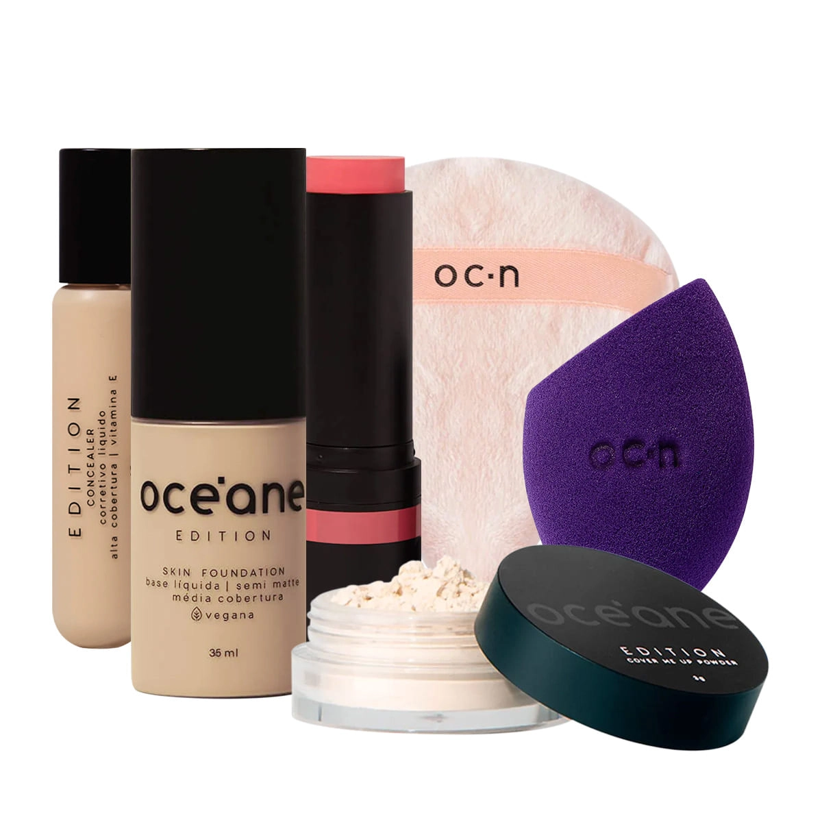 Produto Kit_Oceane_Edition_Skin_Foundation_210L_6_produtos_Evas_1