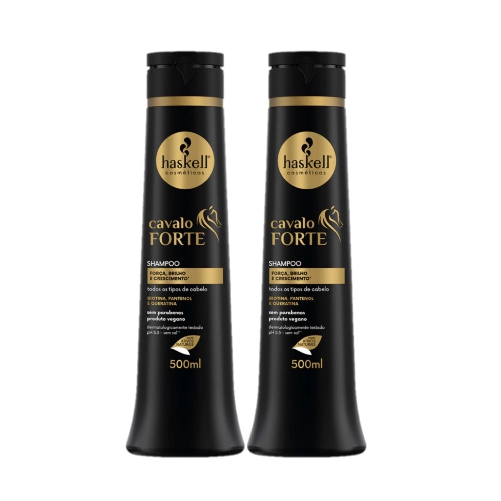 Kit Haskell Cavalo Forte- Shampoo 500ml (2 Unidades)