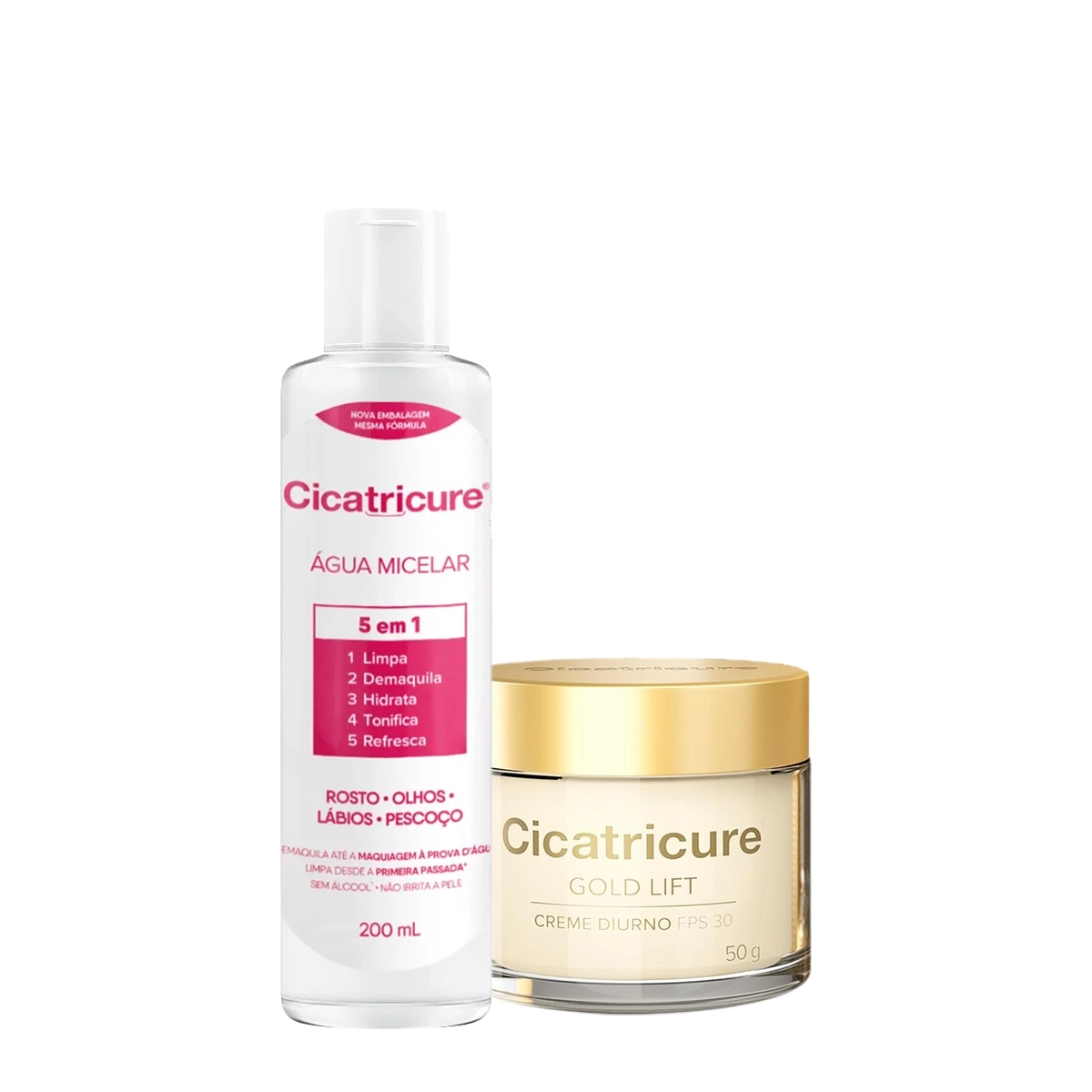 Kit Cicatricure Gold Lift Diurno E Água Micelar (2 Produtos)