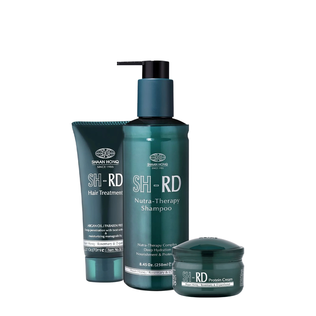 Kit SH-RD Nutra Therapy Shampoo Máscara Argan Oil E Protein Cream 50ml (3 Produtos)