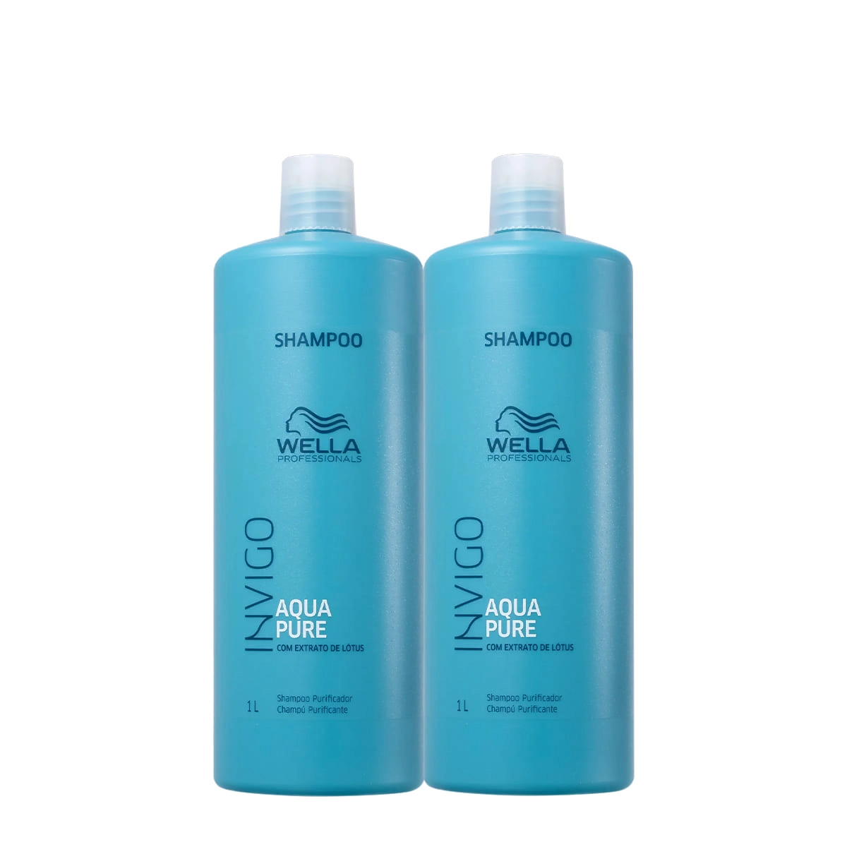 Kit Wella Professionals Invigo Aqua Pure Shampoo Extra (2 Unidades)
