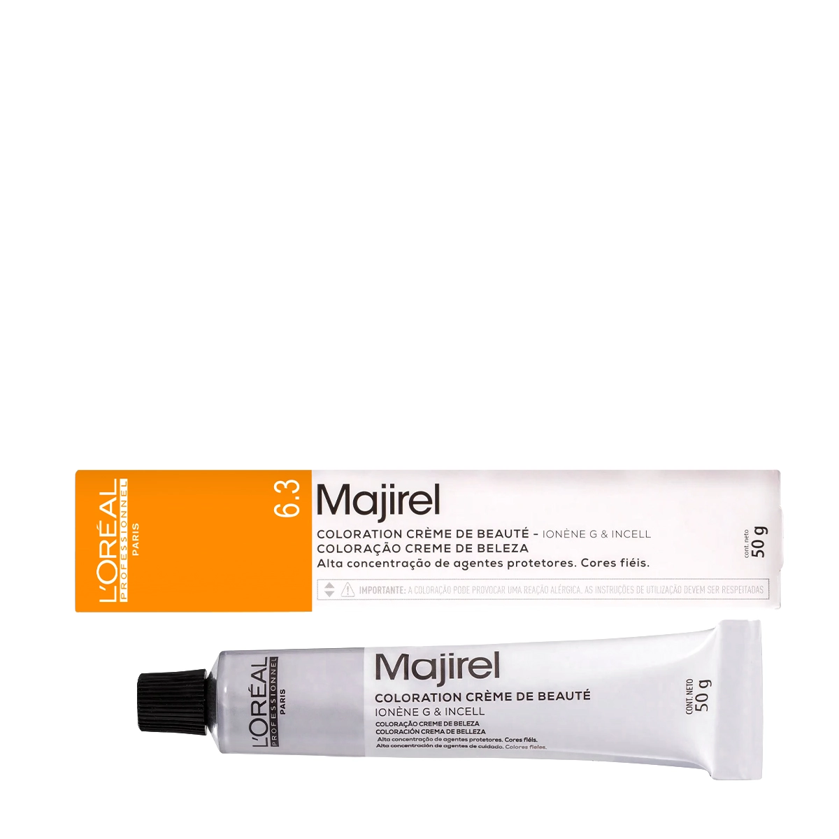 L'Oréal Professionnel Majirel Louro Escuro Dourado 6.3 - Coloração 50g