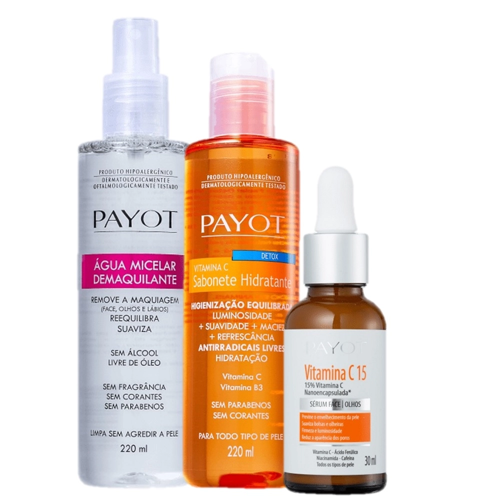 Produto Kit_Payot_Vitamina_C_Serum_Para_Olhos_Anti-Idade_Demaquilante_Evas_1