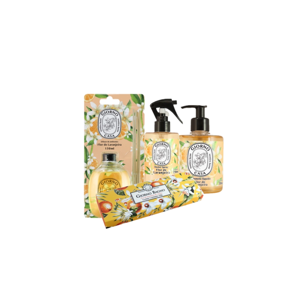Kit Giorno Flor De Laranjeira (4 Produtos)