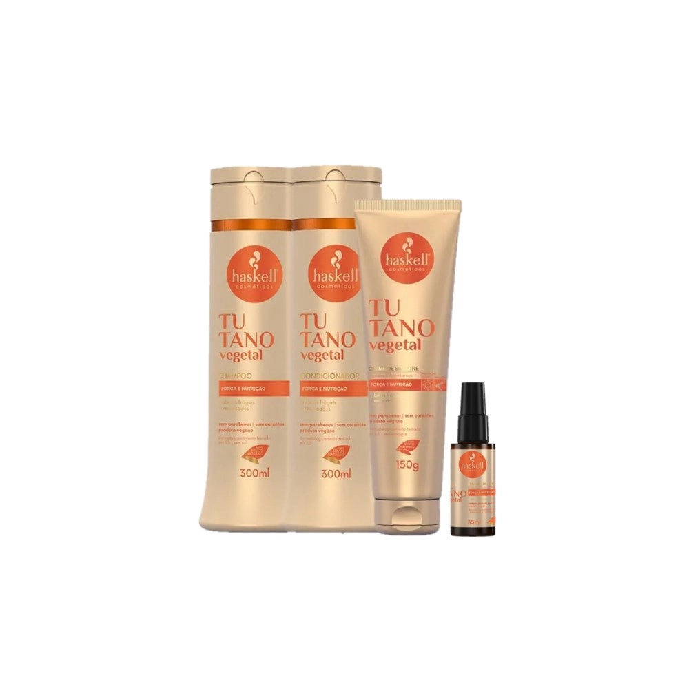 Kit Haskell Tutano Cabelo Frágil (4 Produtos)
