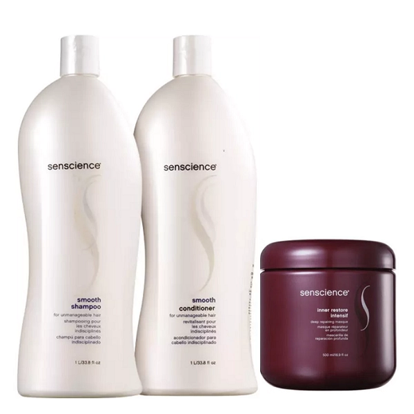 Produto Kit_Senscience_Smooth_Salon_Mascara_Inner_Restore_Intensif500ml
