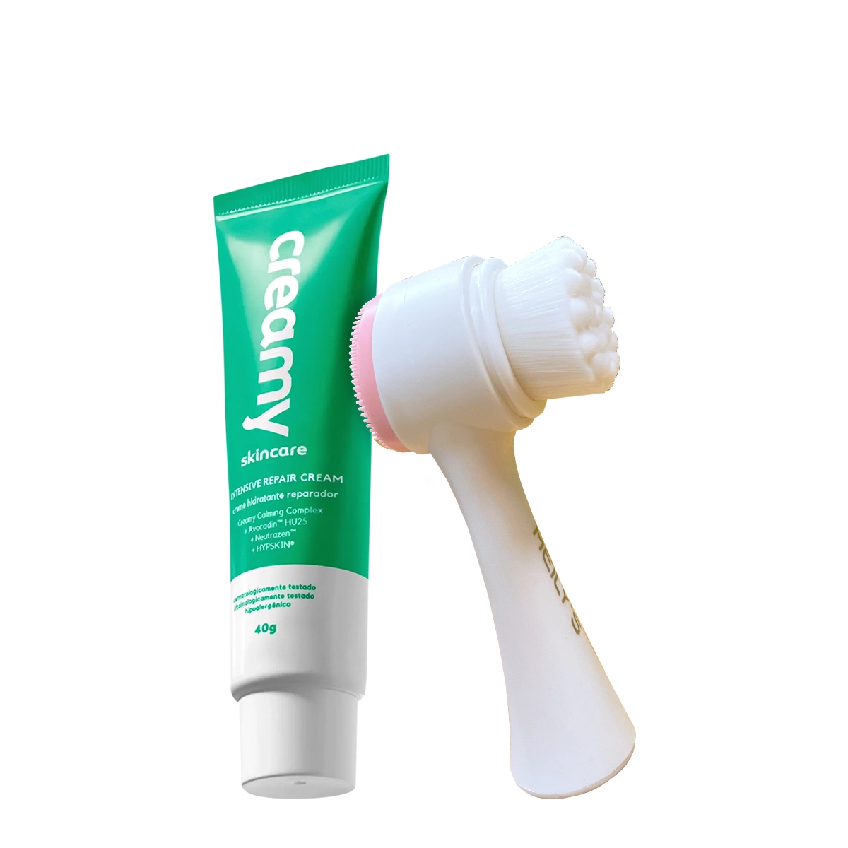 Produto Kit_Creamy_Intensive_Repair_Cream_e_Escova_de_Limpeza_Facial_2_em_1_Evas_1