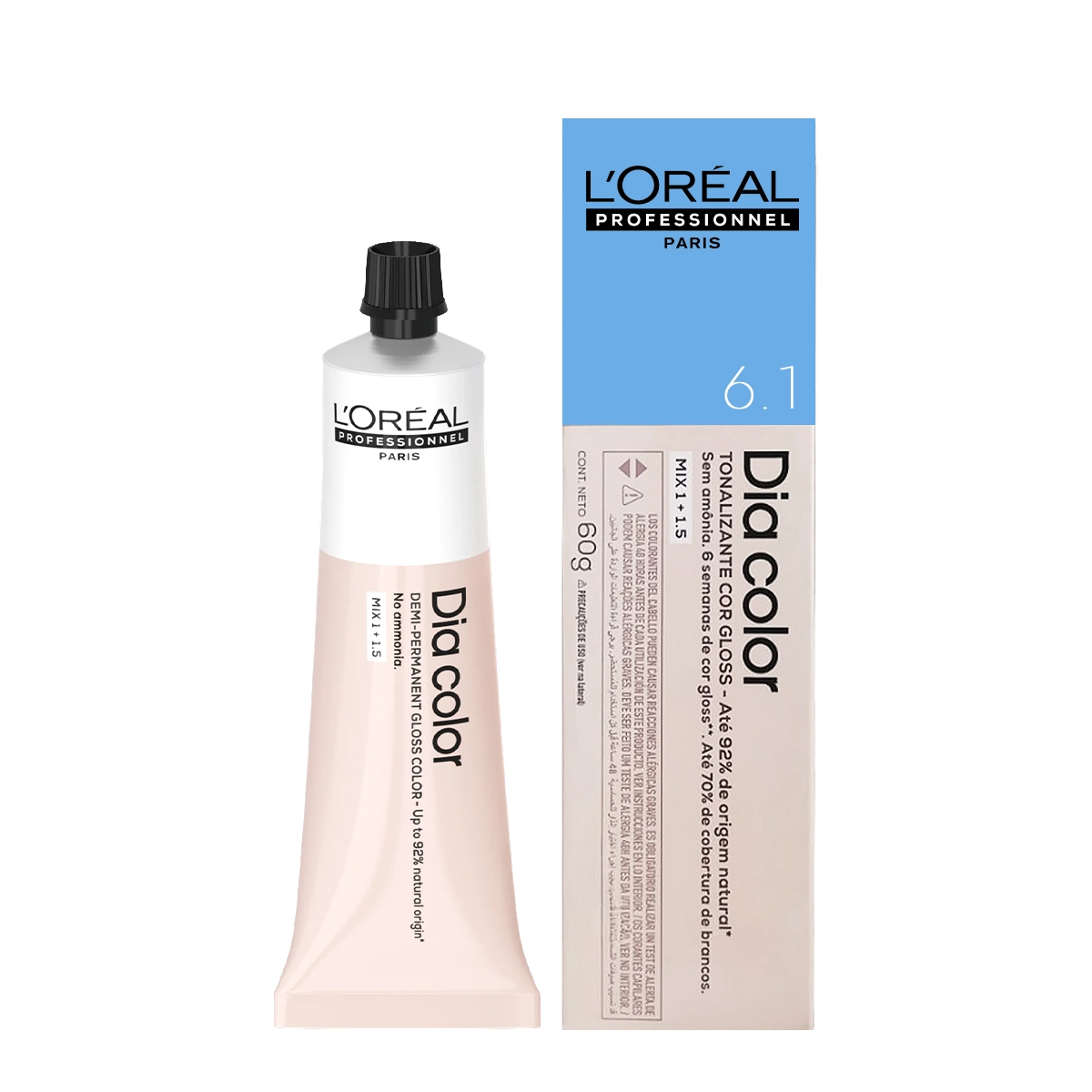 Produto L-Oreal_Professionnel_Dia_Color_6-1_Louro_Escuro_Acinzentado_Tonalizante_60g_Evas_1