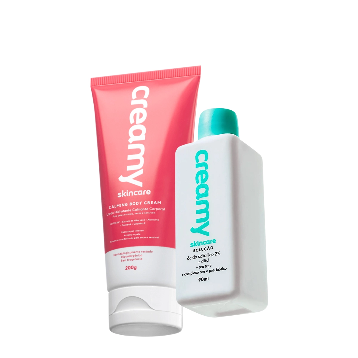 Produto Kit_Creamy_Ácido_Salicílico_Antiacne_e_Hidratante_Corporal_Evas_1