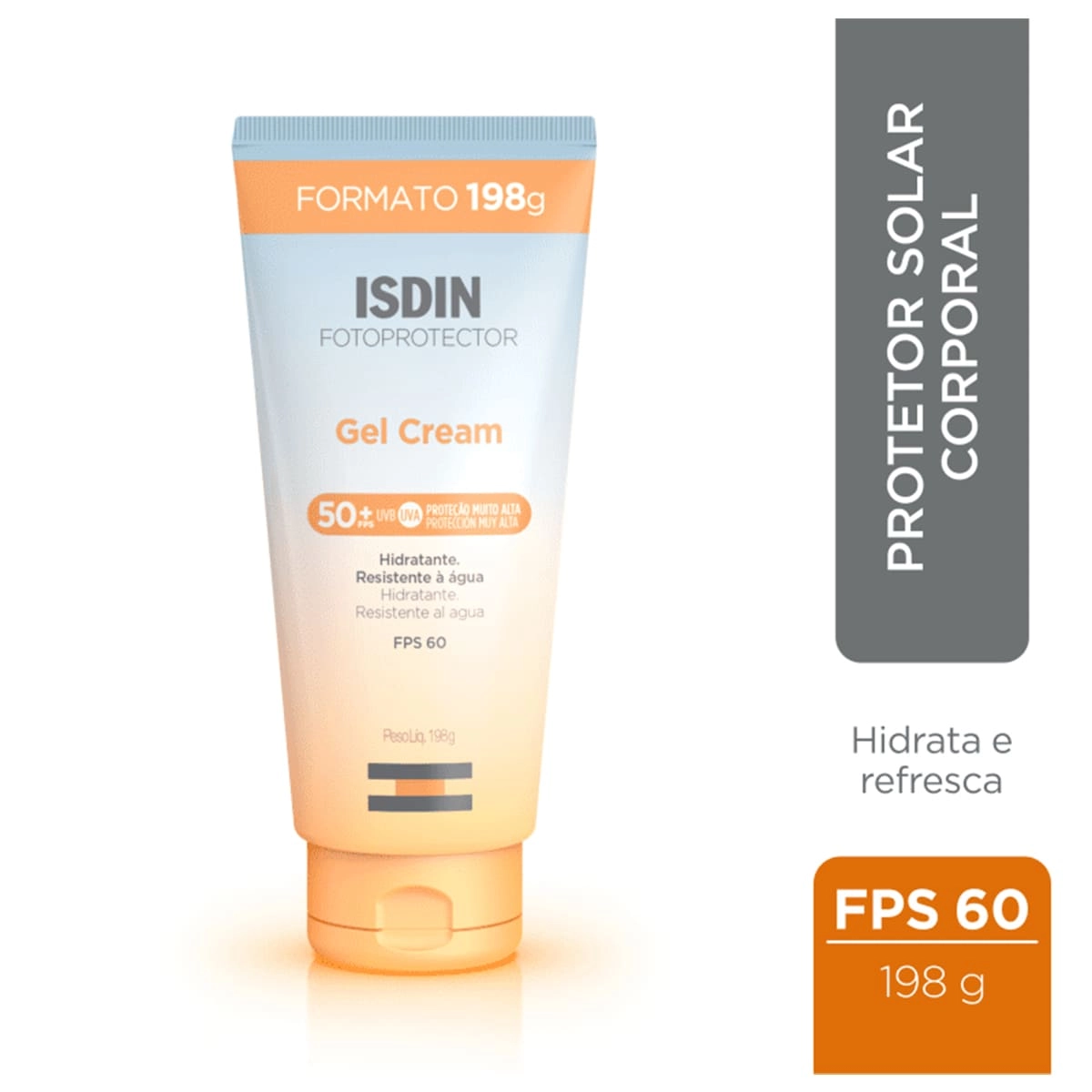 Produto ISDIN_Fotoprotector_Gel_Cream_FPS_50_Protetor_Solar_Corporal_198g_Evas_2