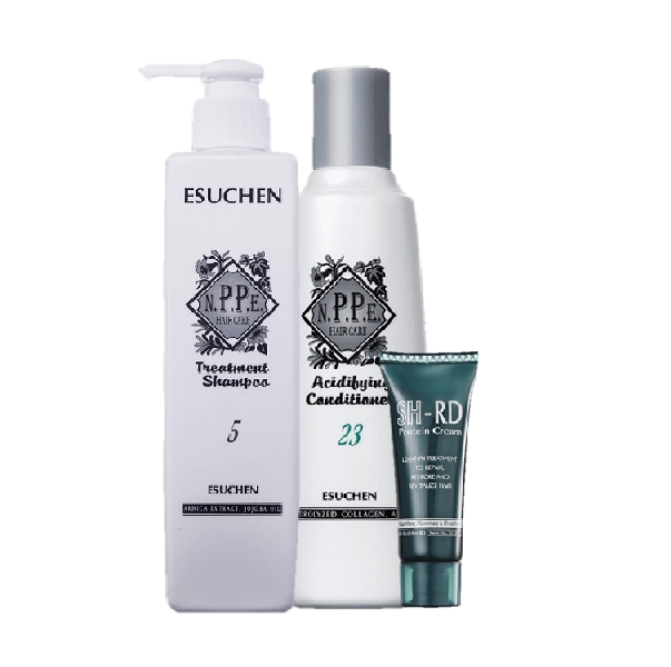 Produto Kit_N-P-P-E_Herbal_Shampoo_N5_Condicionador_N23_Protein_Cream_15ml_Evas_1