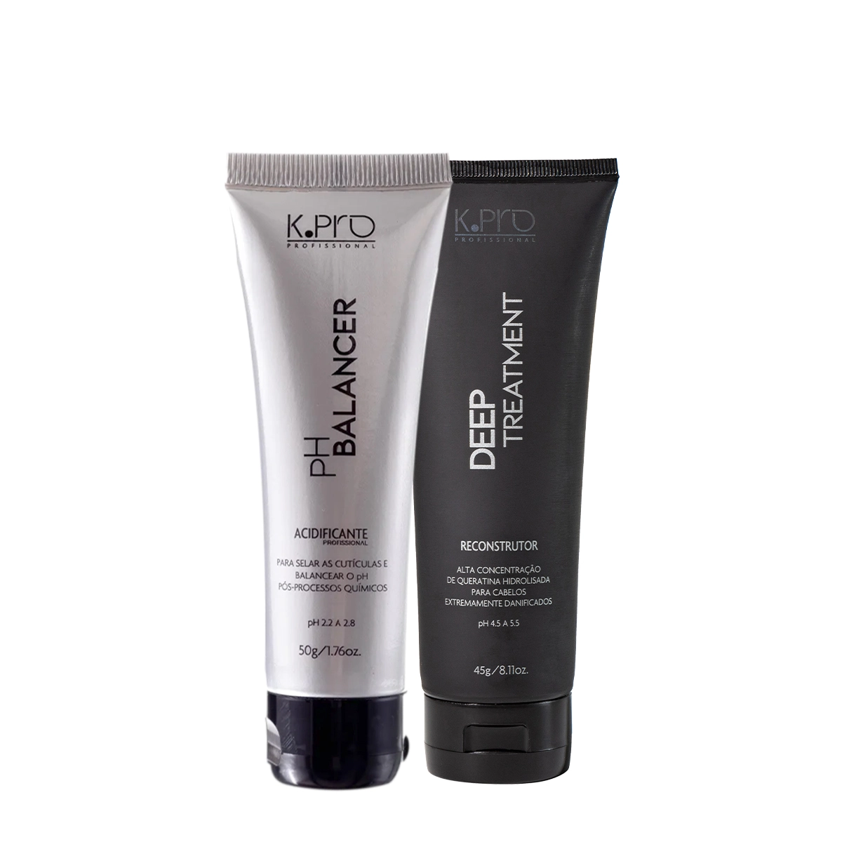 Kit K.Pro Professional Deep Tratamento Reconstrutor E Acidificante (2 Produtos)
