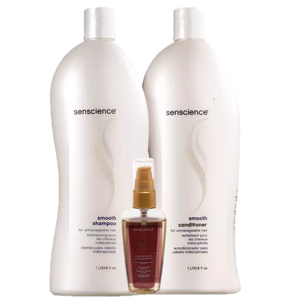 Senscience Smooth Duo 1L E True Hue Color Oleo Capilar 55ml