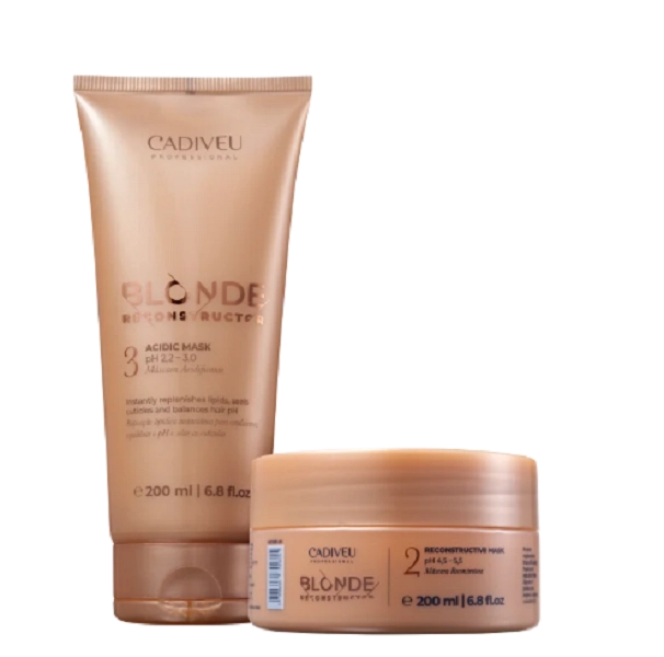 Cadiveu Blonde Reconstructor Mascara De Reconstrução+Acidificante 200ml