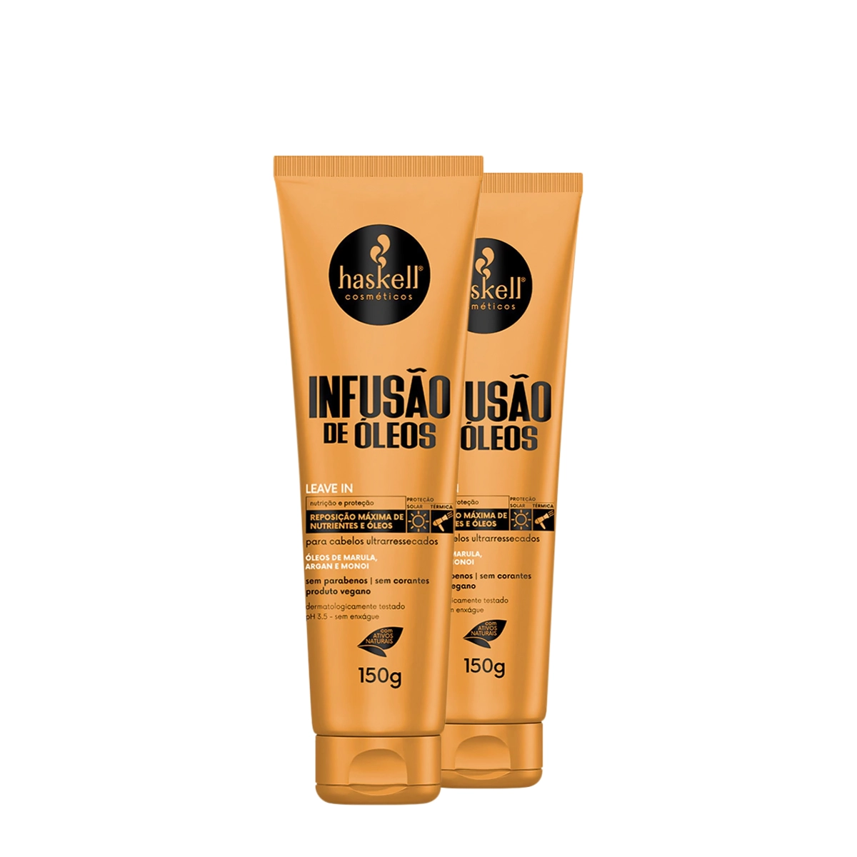 Kit Haskell Infusão De Óleos Leave-in Extra (2 Unidades)