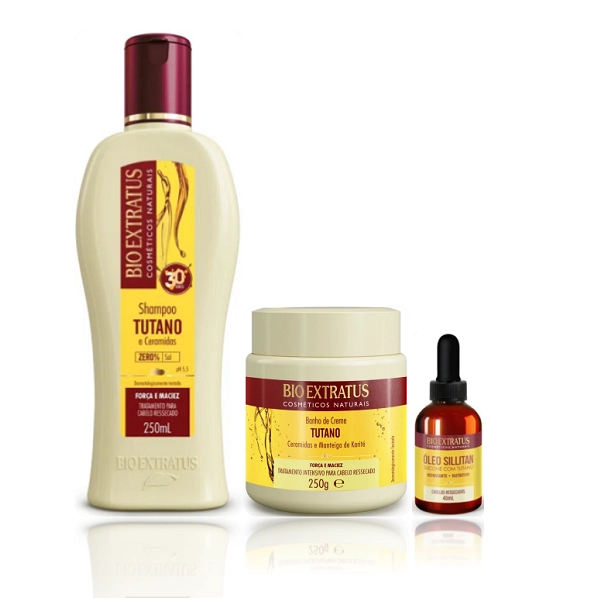 Bio Extratus Tutano Shampoo+Máscara 250g+Oleo Sillitan 40ml