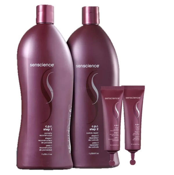 Produto Kit_Senscience_CPR_Reconstructor_Repair_Salon_Ampola_Tratamento_Reconstrutor_25ml_Evas_1
