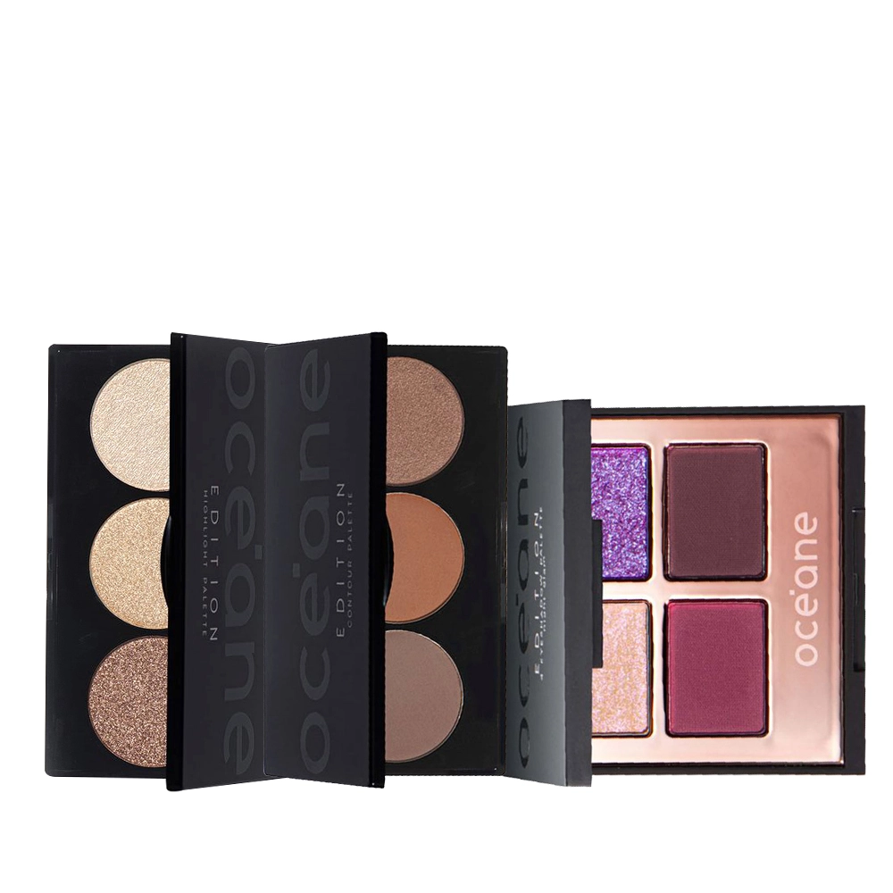 Kit_Oceane_Edition_Paleta_Hightlight_Contour_e_Sombra_Night_Glam_Evas_1 Produto Kit_Oceane_Edition_Paleta_Hightlight_Contour_e_Sombra_Night_Glam_Evas_1
