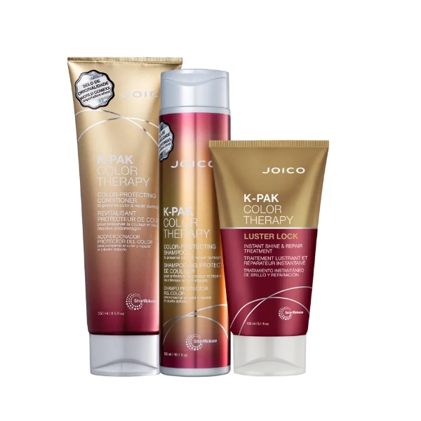 Joico K-PAK Color - Shampoo 300ml+Condicionador 250ml+Mascara 150ml