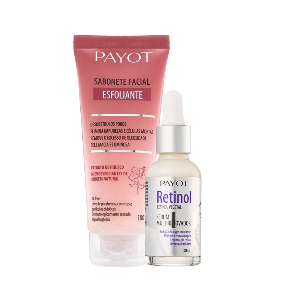 Produto Kit_Payot_Retinol_Vegetal_Serum_Esfoliante_Facial_Evas_1
