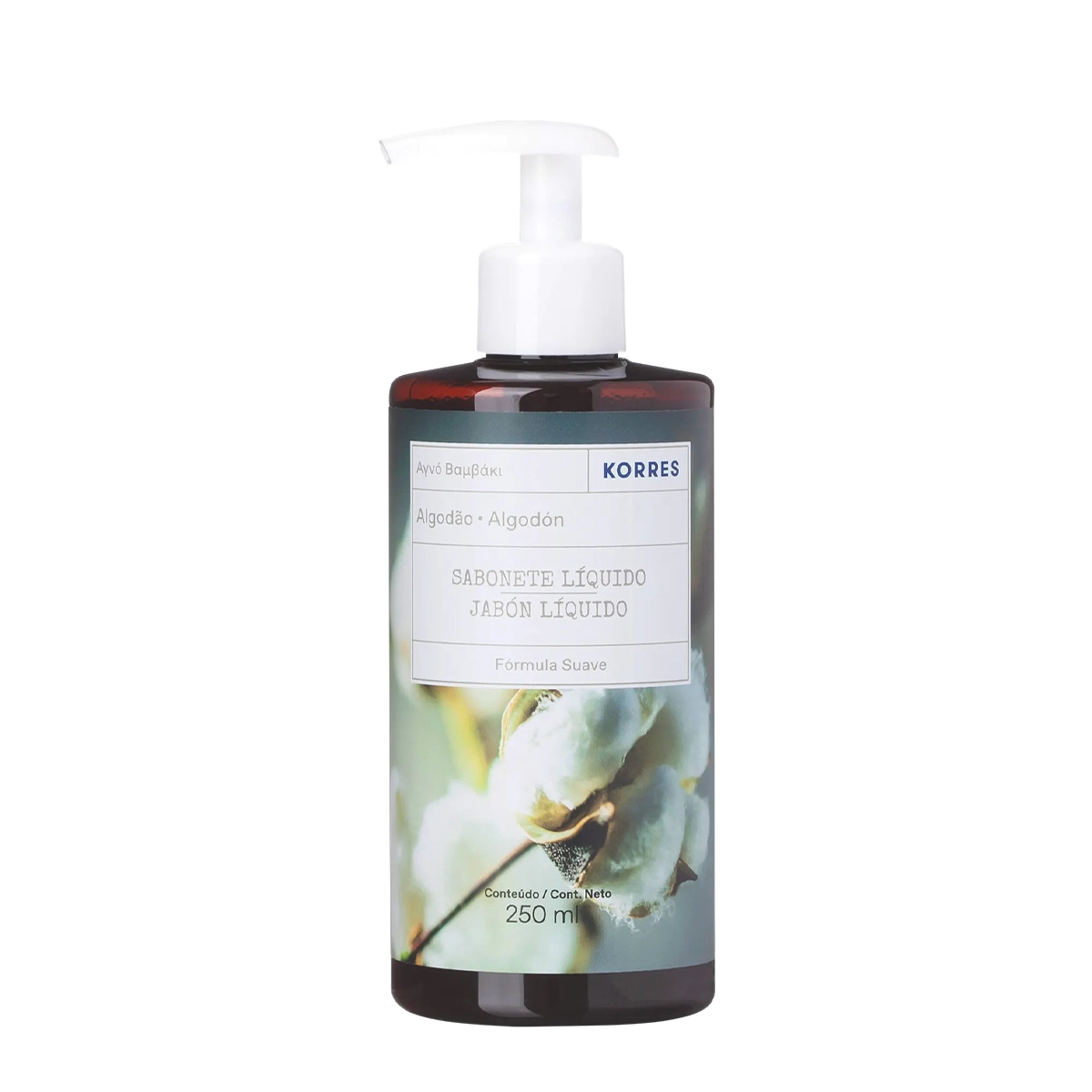 Korres Algodão Puro - Sabonete Líquido 250ml