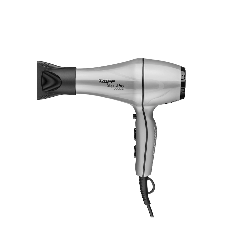 Secador de Cabelo Style Pro 2000W Prata Taiff Style Pro 220V