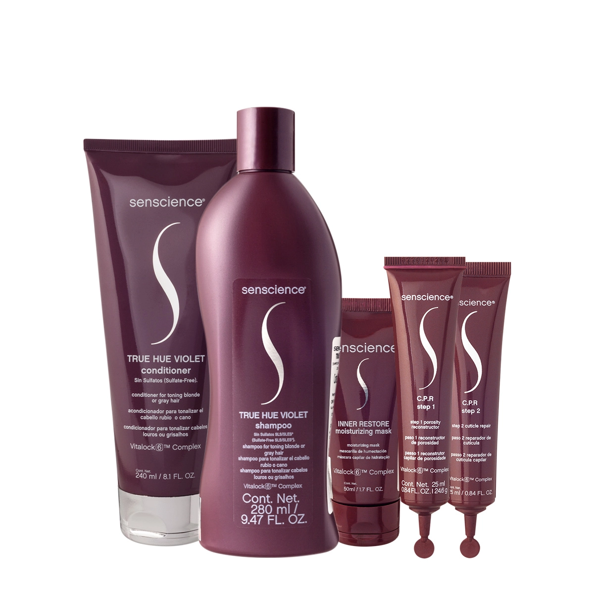 Produto Kit_Senscience_True_Hue_Violet_Duo_Máscara_C.P.R._Evas_1
