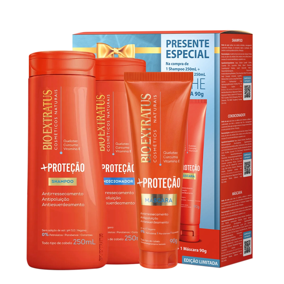 Bio Extratus Kit +Proteção Home Care (3 Produtos)