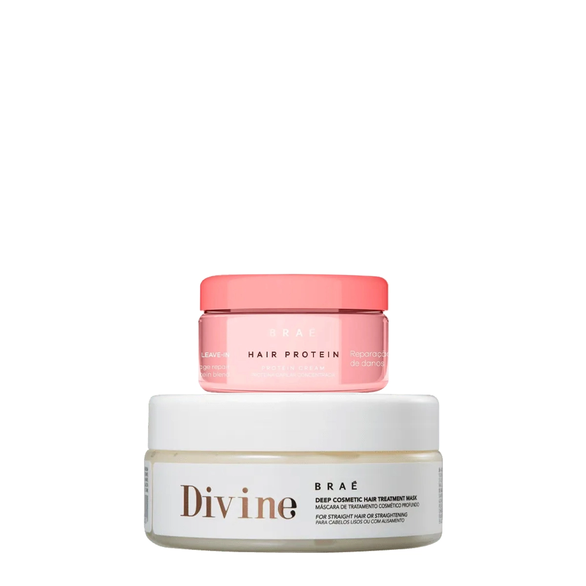 Kit Braé Hair Protein E Divine Máscara (2 Produtos)