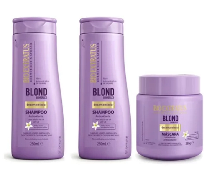 Bio Extratus Blond Bioreflex Kit Duo 250ml E Mascara 250g