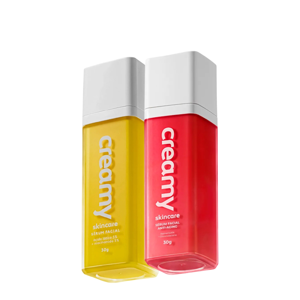 Kit Creamy Skincare Ácido Lático E Retinal Sérum Anti-Aging (2 Produtos)