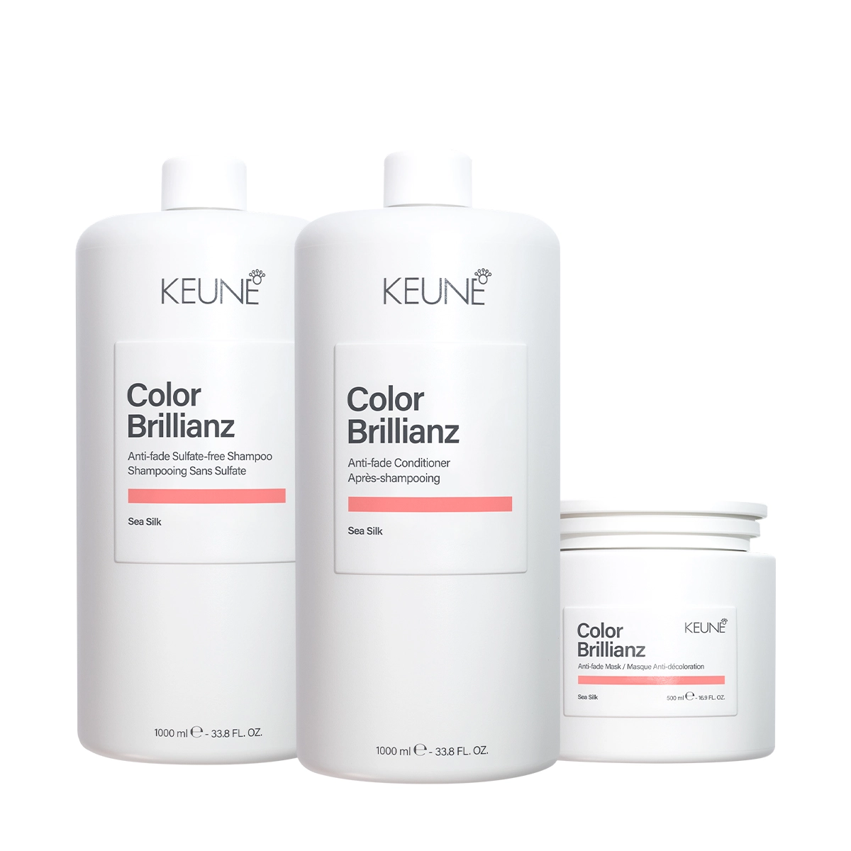 Kit Keune Color Brillianz Tratamento Intensivo Shampoo Condicionador E Máscara 3 Produtos