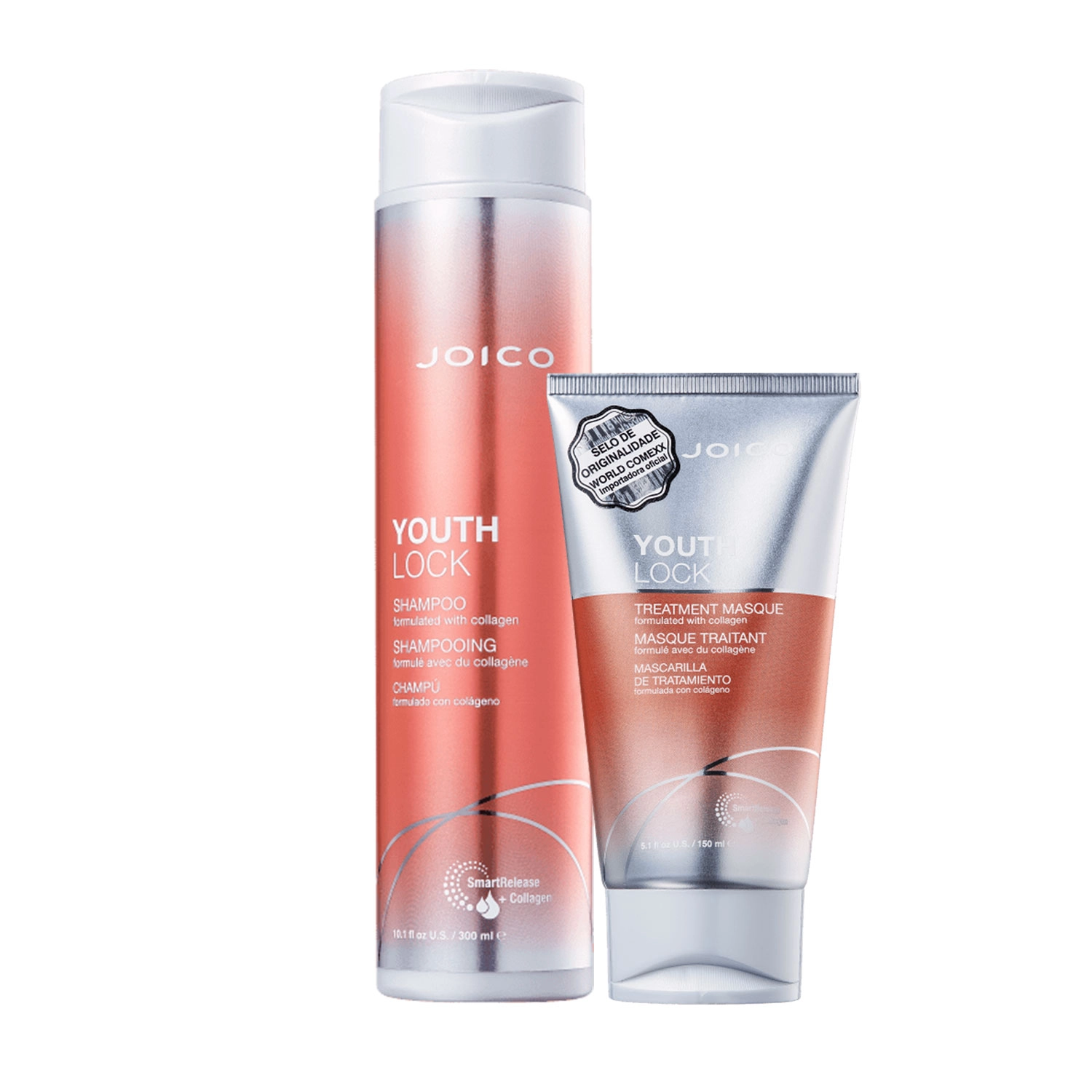 Kit Joico Youthlock Collagen Smart Mask (2 Produtos)