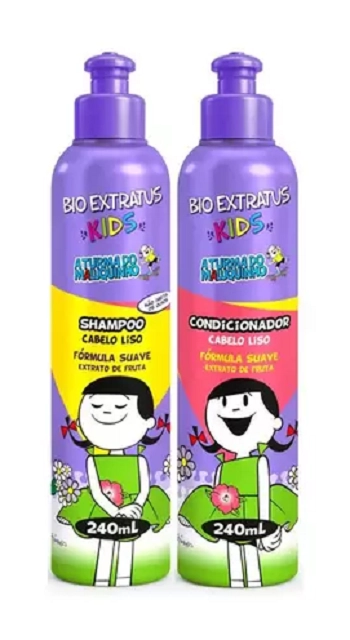Kit Bio Extratus Kids Cabelo Liso Duo 240ml