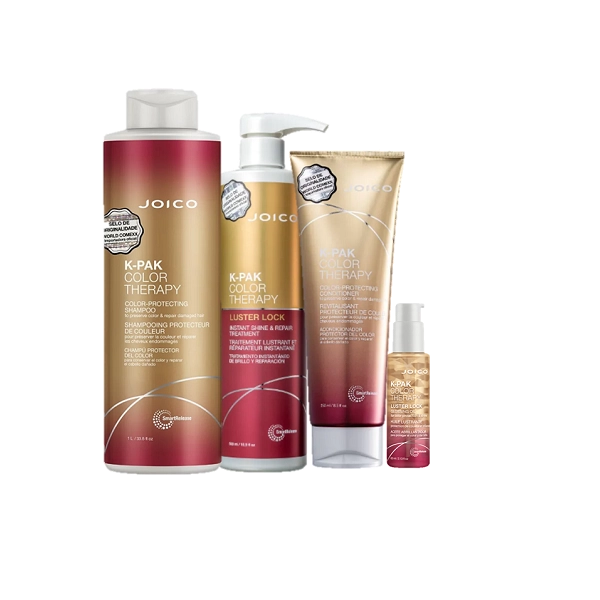 Joico K-PAK Color Therapy Shampoo 1L Condicionador 250ml Tratamento 500ml Oil 63ml