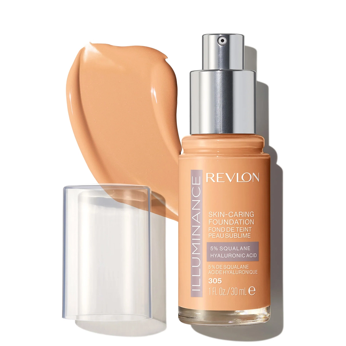Produto Revlon_Illuminance_Skin_Caring_Medium_Sand_305_Base_Liquida_30ml_Evas_2