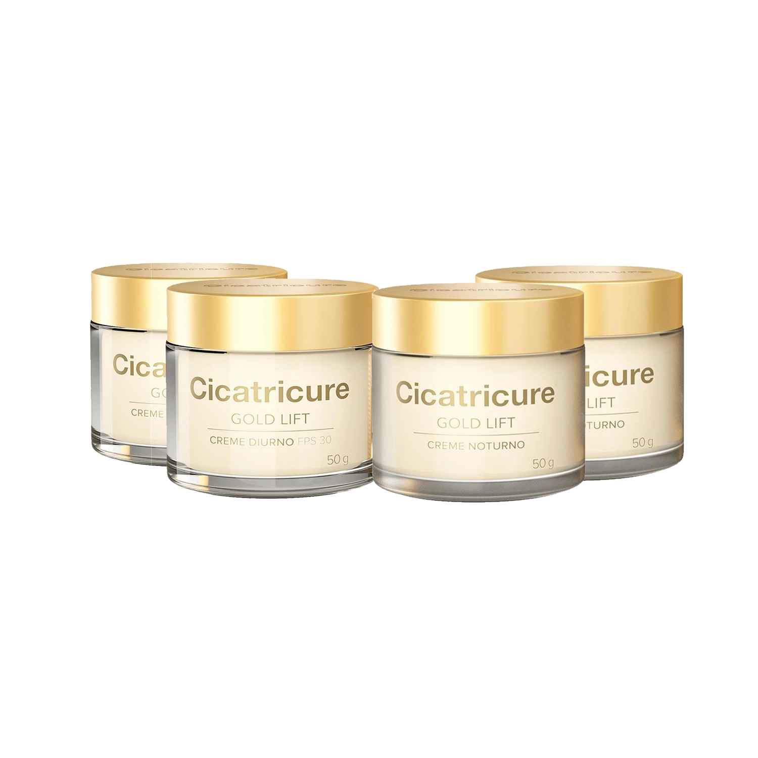 Kit Tratamento Anti-Idade Cicatricure Gold Lift Diurno E Noturno 4 Produtos