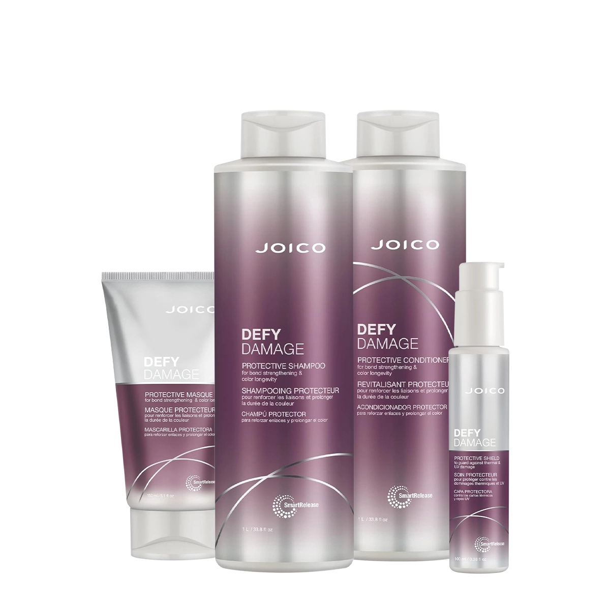 Kit Joico Defy Damage Salon Máscara 150 Protective (4 Produtos)