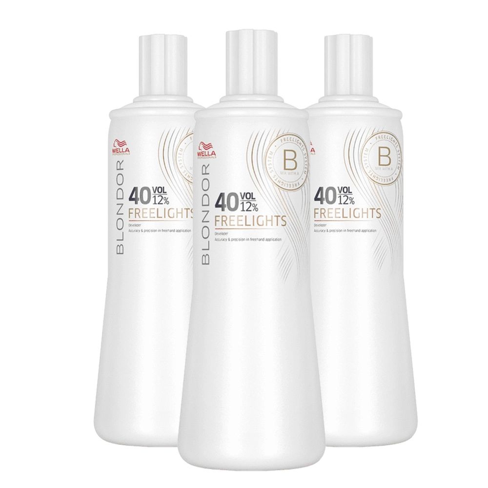 Kit Wella Professionals Freelights Oxidante 12% 40 Volumes (3 Unidades)