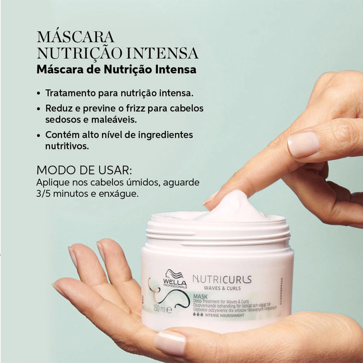 Produto Wella_Professionals_Nutricurls_Shampoo _Litro_Mascara_Evas3